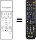 Replacement remote control Saba 63L860