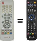 Replacement remote control Samsung CW29M6
