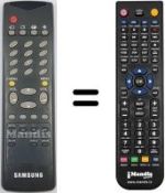 Gleichwertige Fernbedienung Samsung TVP3351F