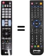 Replacement remote control LG 42LX6800