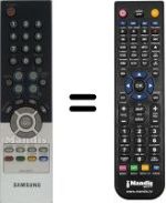 Gleichwertige Fernbedienung Samsung LW17M25CP