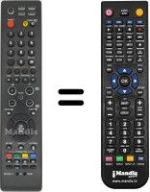 Replacement remote control Samsung LE26R88BDX/XEH