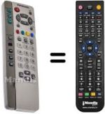 Gleichwertige Fernbedienung Panasonic TX-36PD30F
