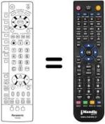 Gleichwertige Fernbedienung Panasonic TX15LV1