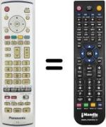 Gleichwertige Fernbedienung Panasonic TX-20LA6F