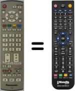 Replacement remote control Panasonic TX26LX6F