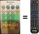 Gleichwertige Fernbedienung Firstline Fht962
