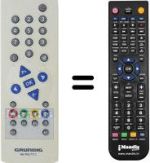 Gleichwertige Fernbedienung Philips TP 751 C