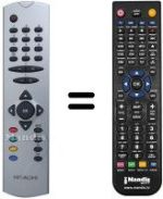 Gleichwertige Fernbedienung Hitachi VS20142725
