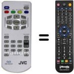 Gleichwertige Fernbedienung JVC RM-RK520