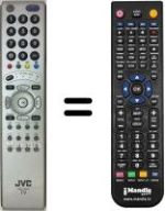Gleichwertige Fernbedienung JVC LT32R70SUT
