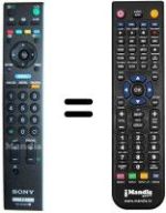 Gleichwertige Fernbedienung Sony KDL-26P302H