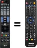 Replacement remote control LG 47LX950N