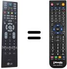 Gleichwertige Fernbedienung LG 6710900010J