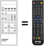 Gleichwertige Fernbedienung Grundig CINEMA117100