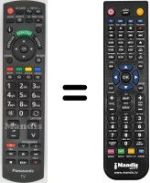 Replacement remote control Panasonic TX-26LXD52