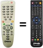Replacement remote control REMCON1285