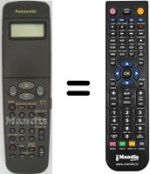 Replacement remote control Panasonic VEQ1944