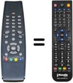 Replacement remote control RC39800R00-08