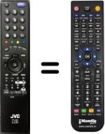 Replacement remote control JVC LT-42DR9BJ