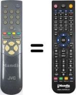 Replacement remote control JVC AV28WFX1