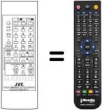 Gleichwertige Fernbedienung JVC RM-C601F