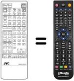 Gleichwertige Fernbedienung JVC RM-C703