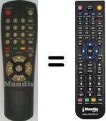 Replacement remote control Samsung CX5344N