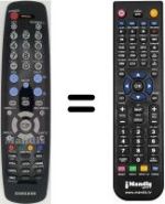 Replacement remote control Samsung LH52BPQLBC / EN