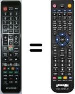 Replacement remote control Samsung LE46B530P7WXSH
