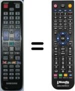 Gleichwertige Fernbedienung Samsung PS50C551G2W/XXC