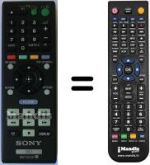 Gleichwertige Fernbedienung Sony BDP-S483
