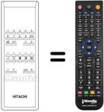 Gleichwertige Fernbedienung Hitachi CPT1570