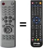 Replacement remote control Samsung LE32A454C1/XXH