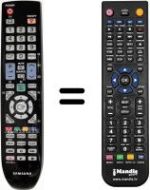 Gleichwertige Fernbedienung Samsung LE46B650T2W/XXC