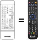 Gleichwertige Fernbedienung Panasonic TNQ8E0448