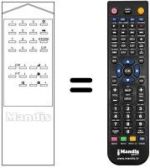 Replacement remote control Inno Hit TVC81616