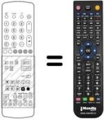 Replacement remote control Panasonic TX-28A2CI