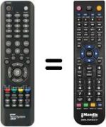 Gleichwertige Fernbedienung Telesystem TS ULTRA 4K