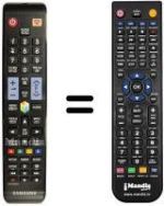 Gleichwertige Fernbedienung Samsung UE40F6510