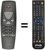 Gleichwertige Fernbedienung Nokia 210T DIGIBOX