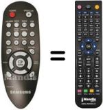 Gleichwertige Fernbedienung Samsung AK59-00103F