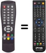Replacement remote control Sunstech DT-1113