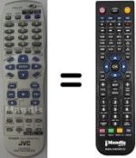 Gleichwertige Fernbedienung JVC DR-M1SL