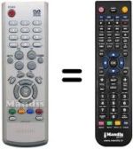 Gleichwertige Fernbedienung Samsung DCB9401R