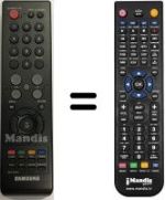 Gleichwertige Fernbedienung Samsung DTB-B360F