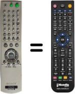 Gleichwertige Fernbedienung Sony DVP-NS355