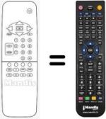 Replacement remote control HVS54468