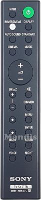 Originalfernbedienung SONY RMT-AH507U (100422111) Originalfernbedienung SONY RMT-AH507U (100422111)