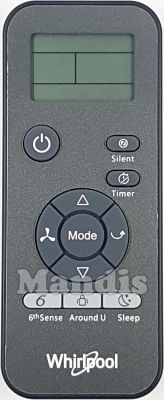 Original remote control WHIRLPOOL DG11J2-32 (488000570803)